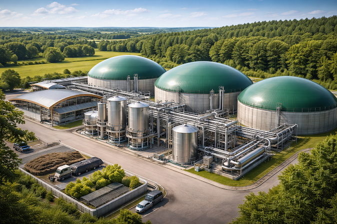 Biogasanlage als Teil des AGRIVERSA Systems