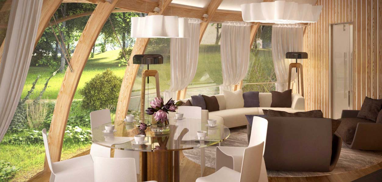 Pavillounge Innenansicht