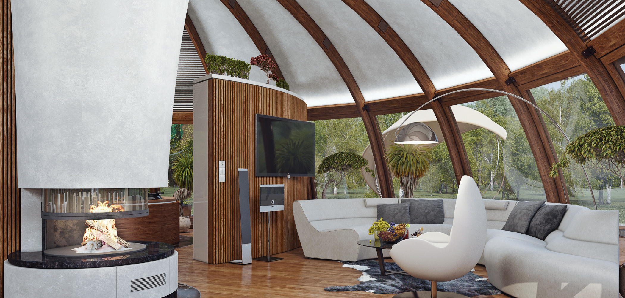 Pavillounge Innenansicht