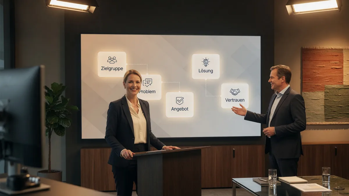 Professionelles Webinar-Studio für ein gemeinsames Webinar